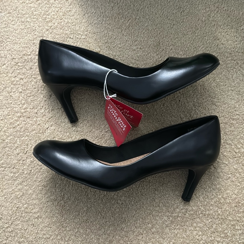 Dexflex comfort black heels